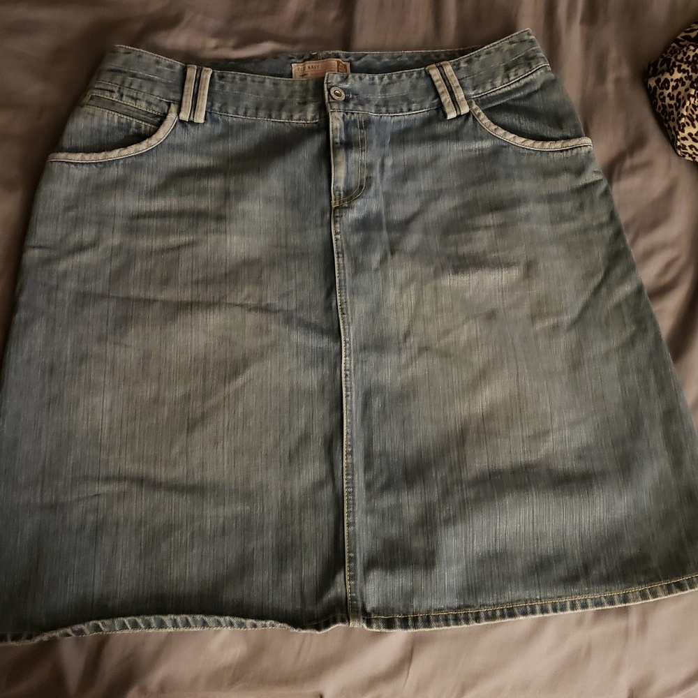 Old Navy Sz 18 Light Blue Denim Skirt